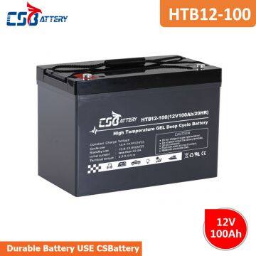 Csbattery 12V100ah Long Life Gel Solar Battery for Wind-Power-Storage/Solar-Street-Lights/Power-Bank