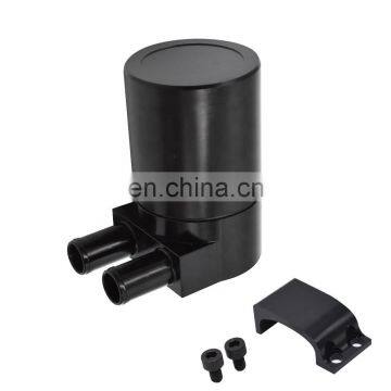 Billet Aluminum Oil Catch Can Tank Bottle Baffled for BMW N54 335i 535i OT1301BLACK photo-2