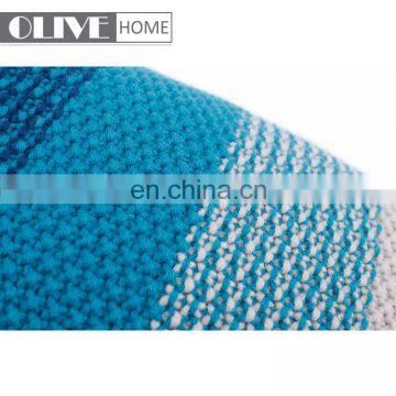2019 Ombre Blue Acrylic Knitted Home Pillow Back Decorative Cushion Cover Cushions for Sofa photo-5