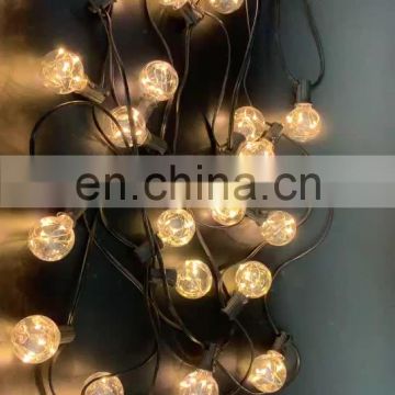 10M 25Bulbs G40 Globe Bulb Led String Light Copper Wire LED String Lights For Wedding Christmas Decoration Party Street Strings