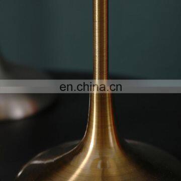 High Quality Modern Luxury Design Hotel Home Decor Black Linen Lampshade Metal Table Lamp for Bedroom photo-6