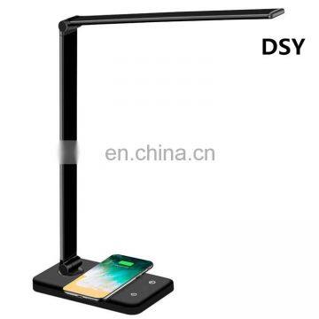 7W Folding Touch Led Eye-protection Table Lamp Wireless Charging Led Desk Lamp Dimming With USB Port photo-2