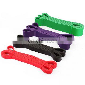 Sports Fit Loop Custom Fabric Set Yoga Elastic Rubber Resistance Bands photo-4