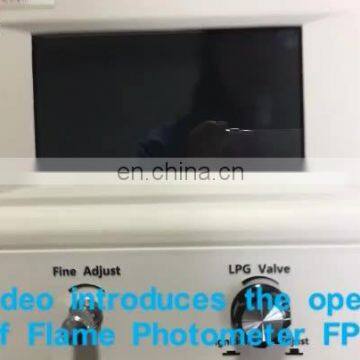 Drawell With Flameout Protection digital Lab FP640 Flame Photometer