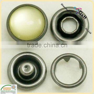 pearl prong snap fastener