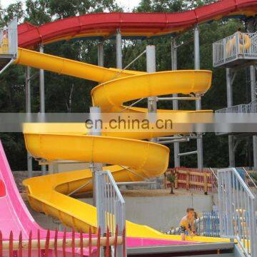 mutong aqua park equipment waterslide fiberglass Large water slides for sale