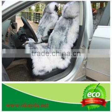 Customized Whole price Australian sheepskin car seat covers 5pcs for 1 set