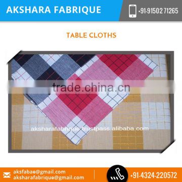 Traditional Pattern 100% Cotton Table Cloth for Sale