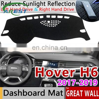 for Great Wall Hover H6 2017 2018 2019 Anti-Slip Mat Dashboard Pad Sunshade Dashmat Protect Carpet Anti-UV Accessories Greatwall