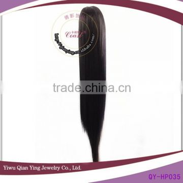 long straight black ponytail hair extensions