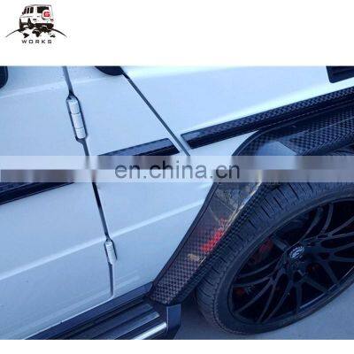 G-class W463a Side Moldings Fit for W464 2018-2020year ko Carbon Fiber Body Kits Trims for New G-class W464