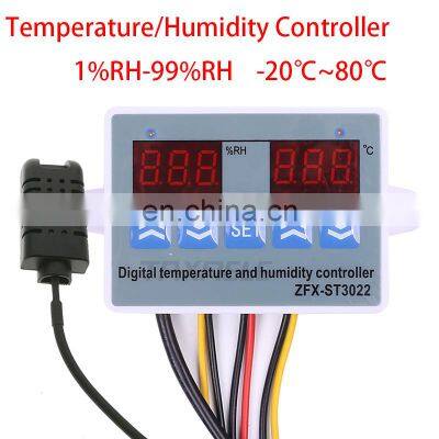 Digital Temperature Humidity Controller Regulator Thermostat Hygrostat Thermometer Hygrometer Control With Humidity Sensors 220V photo-2