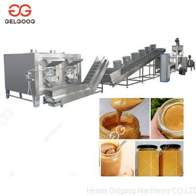 Full Set Continuous Tahini Making Machine Peanut Paste Production Line
