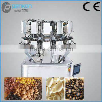 PenKan10 heads multihead weigher packaging machine on production line