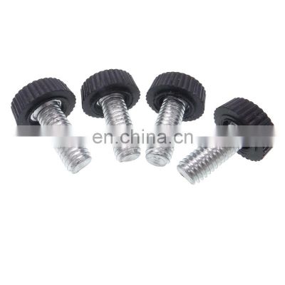 Plastic Knurled Screw Nylon Flat Round Head Thumb Screw