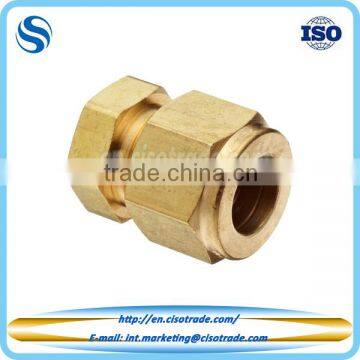 Double ferrule compression fitting, tube end cap for metric tubes, pipe accessories
