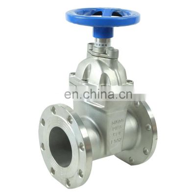 DKV Monolithic forged gost stainless steel 304 ss304 flanged gate valve 1/6 inch