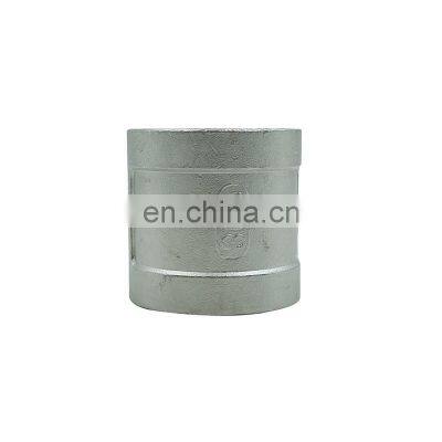 pipe fitting stainless steel malleable cast iron ss 304 316L female thread bsp socket banded coupling