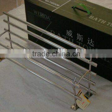 Wesda Stainless Steel and Alloy Bathroom Towel Shelf & Clothes Shelf A088 photo-5