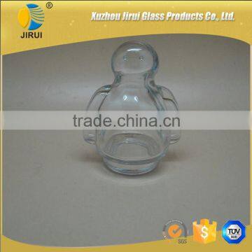 140ml Popular Big Hero Shape Clear Glass Food Jar