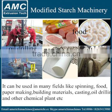 Modified starch for oil drilling processing machinery