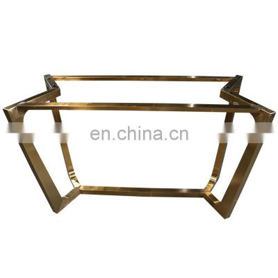 Table Base Trestle Legs Bar Pedestal Dinning Restaurant Desk Feet Industrial Coffee Metal Stainless Steel Dining Gold Base Table