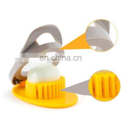 Favourable Price Stainless Steel Handheld Non Electric Cutter Single Egg Slicer Grey photo-2