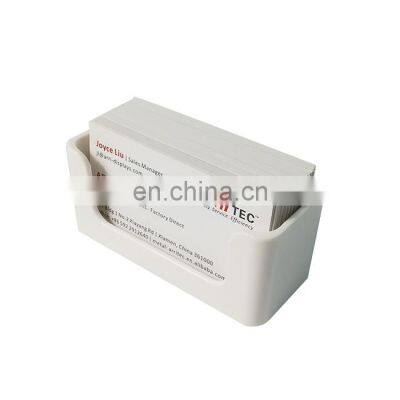 Acrylic Desktop Single Custom Office Plastic Business Card Holder photo-3