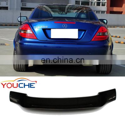 R171 carbon fiber car rear trunk spoiler wing for Mercedes Benz SLK R style spoiler lip