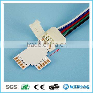 15cm Extend Cable 12mm 5pin RGBW Two Clip Solderless Connector for SMD 5050 RGB LED Strip Light photo-3