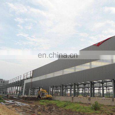 Prefabricated industrial factory storage shed steel structure building warehouse