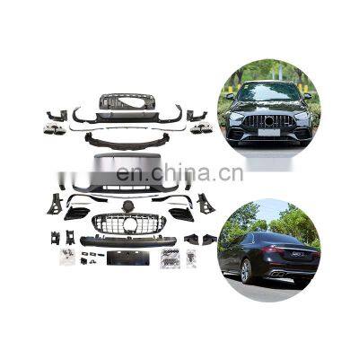 GBT drop shipping car parts mercedes benz e class bodykit e63 w213 facelift for mercedes classe e w213 body kit