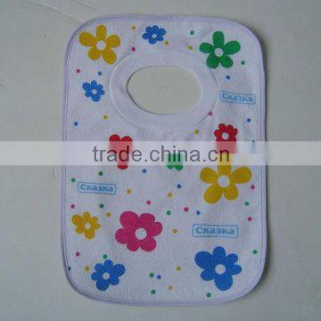 Made in China fashion design comfortable cotton breathable cotton baby bib