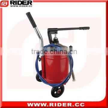 5kg 3500psi hand operated barrel grease pump with wheel