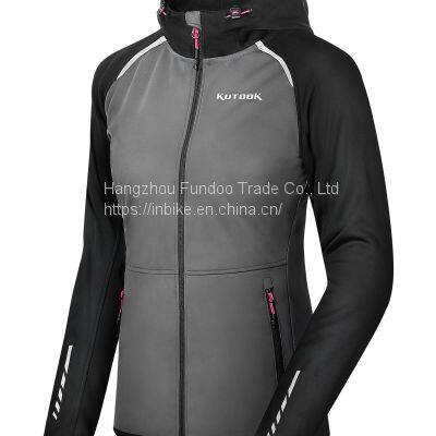 KUTOOK Winter Hiking Jacket Women Fleece Lined Windproof Jacket photo-2