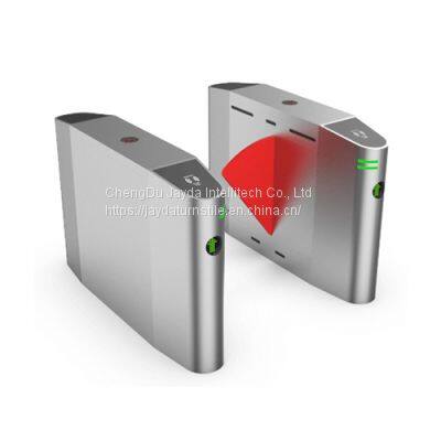 Entrance security solution flap turnstile gate/ flap gate optical turnstile/ wing barrier optical turnstile