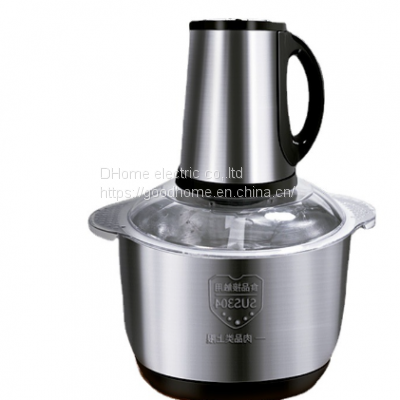 New Kitchen Home Power 5L Stainless Steel Meat Mincer Garlic Shredder（Wechat:13510231336）