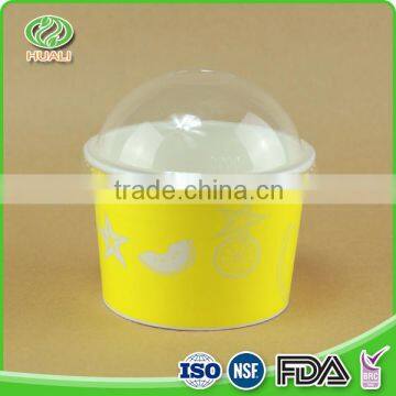 Mulit-use OEM gelato yogurt icecream paper cup and lid