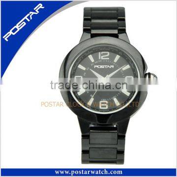 Black ceramic band watch,design your own brand ceramic watches waterproof