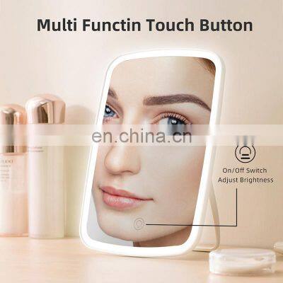 Original Youpin Jordan Judy Intelligent Portable Makeup Mirror Desktop Led Light Portable Folding Light Mirror Dormitory Desktop photo-3