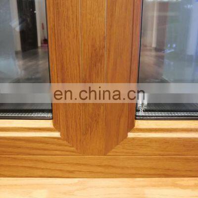 Usa Swing Open Style And Aluminium Frame Wood Window With Triple Tempered Glazed photo-2