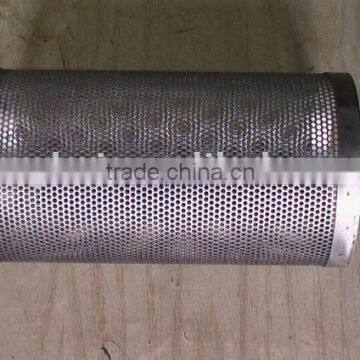 Perforated cylinder for rice seperation