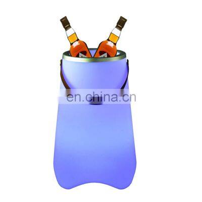 rechargeable cordless Portable plastic music speaker with led lighting sound plastic color changing wireless led speaker