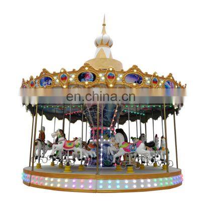 Carnival outdoor rides merry go round carousel horse rides for sale