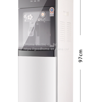 Vertical pipeline machine water dispenser hot and cold double door household water purification companion