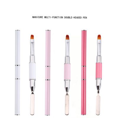 Hot selling double headed pen phototherapy pen glue dispensing pen crystal glue pen carving knife, color adjustment and embossing stick