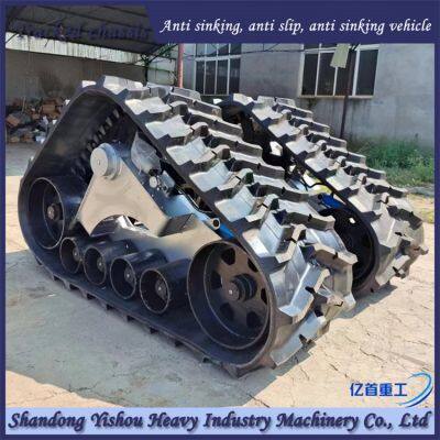 Corn Harvester Modified With Anti Sinking Half Chain Rail for Mud Harvesting, no Worries photo-2
