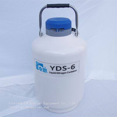 Mini Liquid Nitrogen Tank of Cryopreservation in Agriculture Husbandry 6L