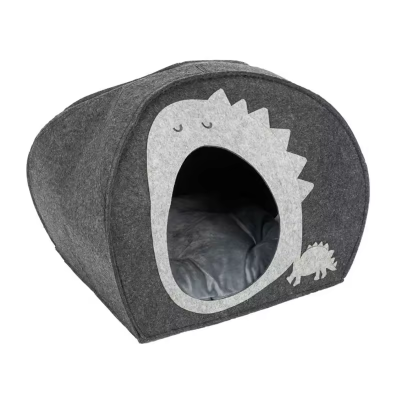 Winter Soft Warm Semi-Enclosed Cat Litter Dog Bed House Indoor Cozy Comfy Pet Cat Bed