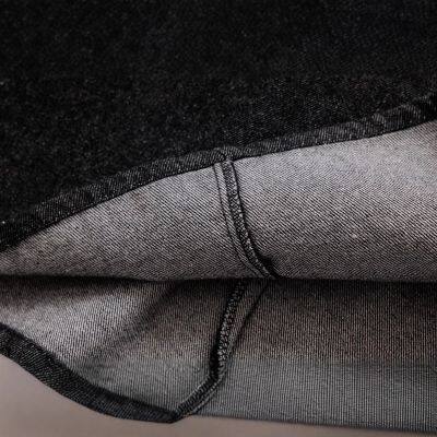 European and American Style Women's Clothing New Fashion Denim Wide Shoulder Lead Mini Dress for Women